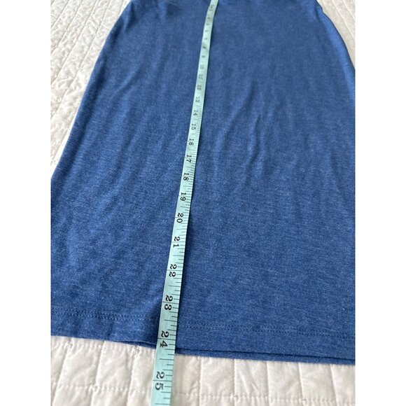 Forever 21 Blue Pencil Skirt Size S Polyester Rayon Blend Made In Cambodia - Picture 7 of 7